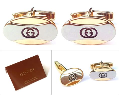 gucci gold cuff|Gucci skull cufflinks.